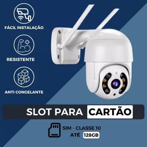 Câmera de Segurança á Prova D'água Full HD Wi-Fi